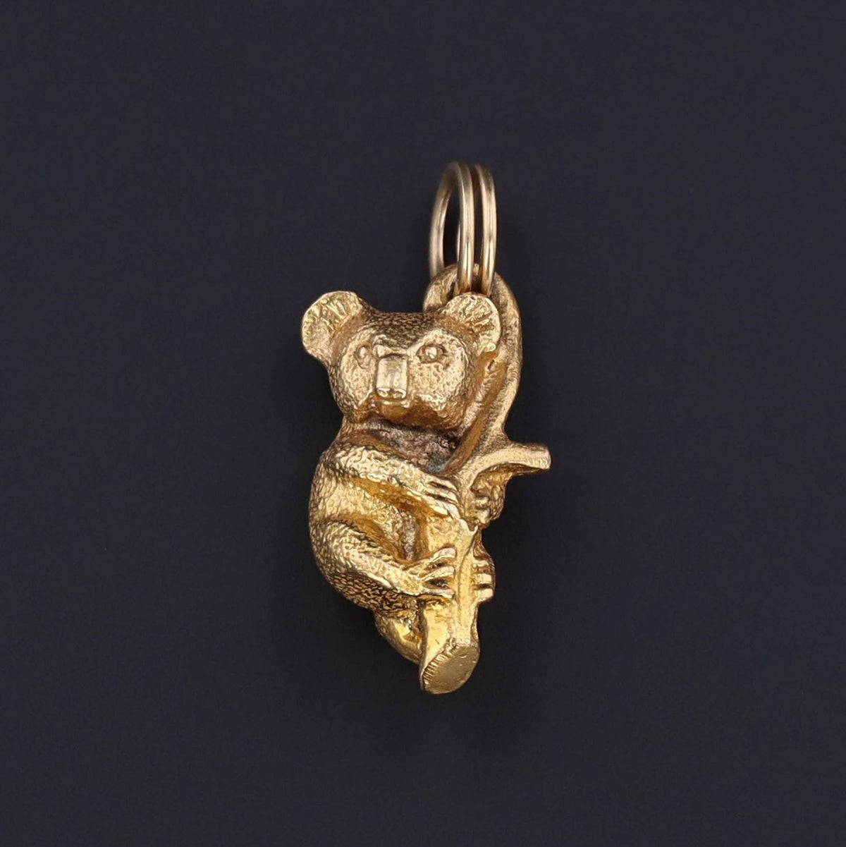 Koala Bear Charm | 9ct Gold Bear Charm - Trademark Antiques