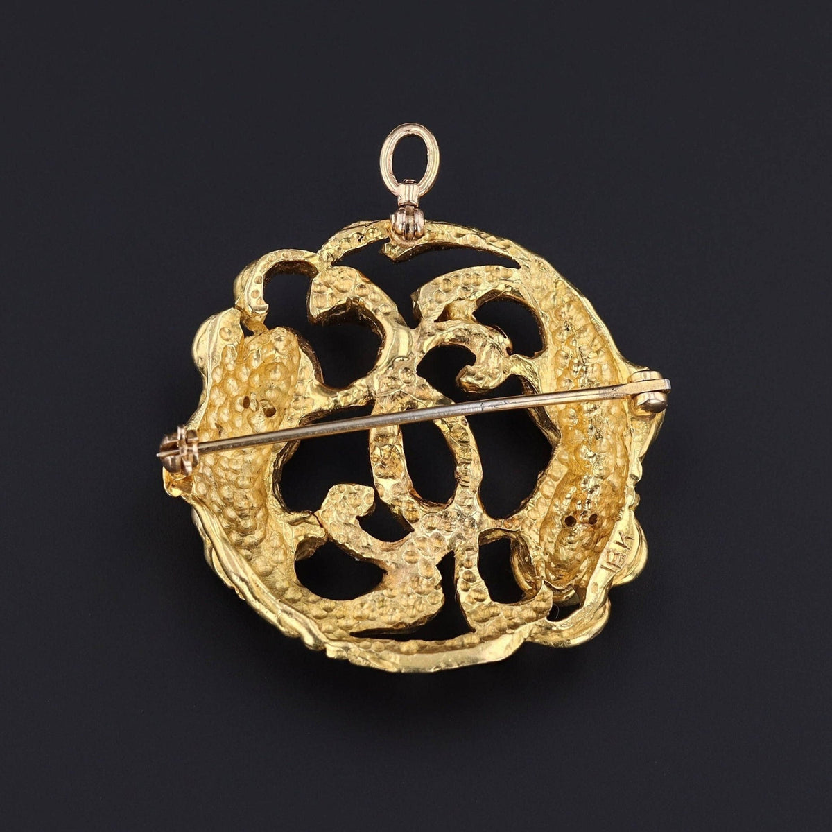 Koi Pendant or Brooch | Vintage Pisces Pendant - Trademark Antiques