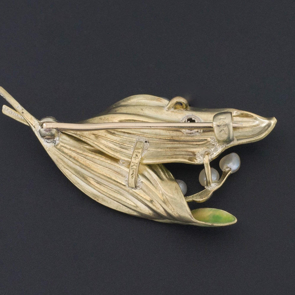 Ladybug Brooch | 14k Gold Brooch - Trademark Antiques