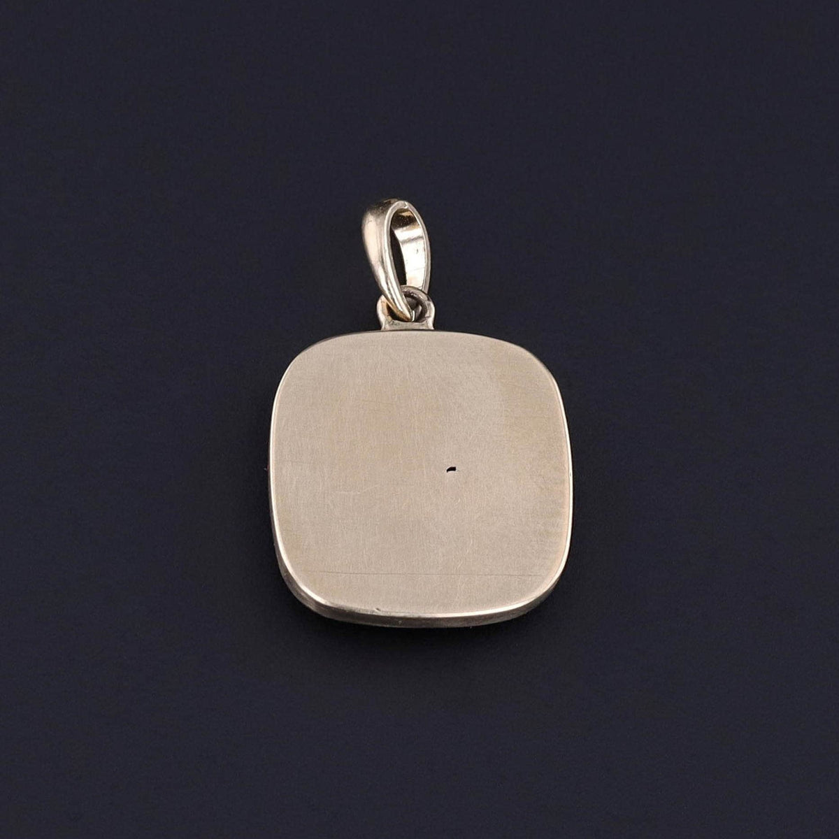 Lapis Crescent Conversion Pendant of 14k Gold - Trademark Antiques