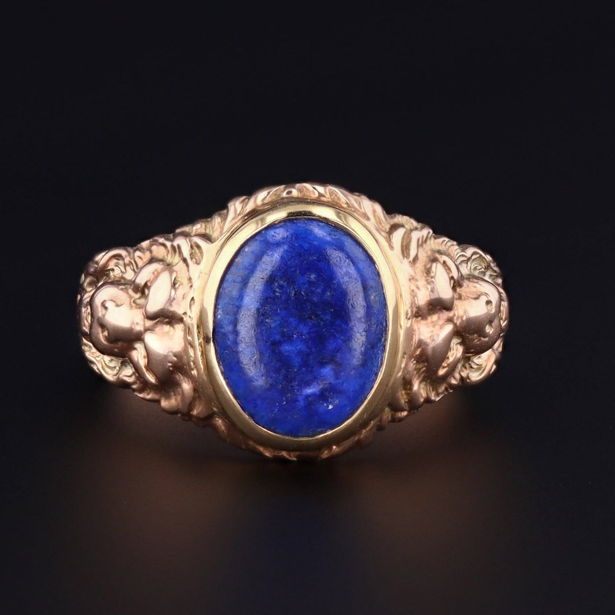 Lapis Lazuli Ring | Antique Lapis Ring - Trademark Antiques