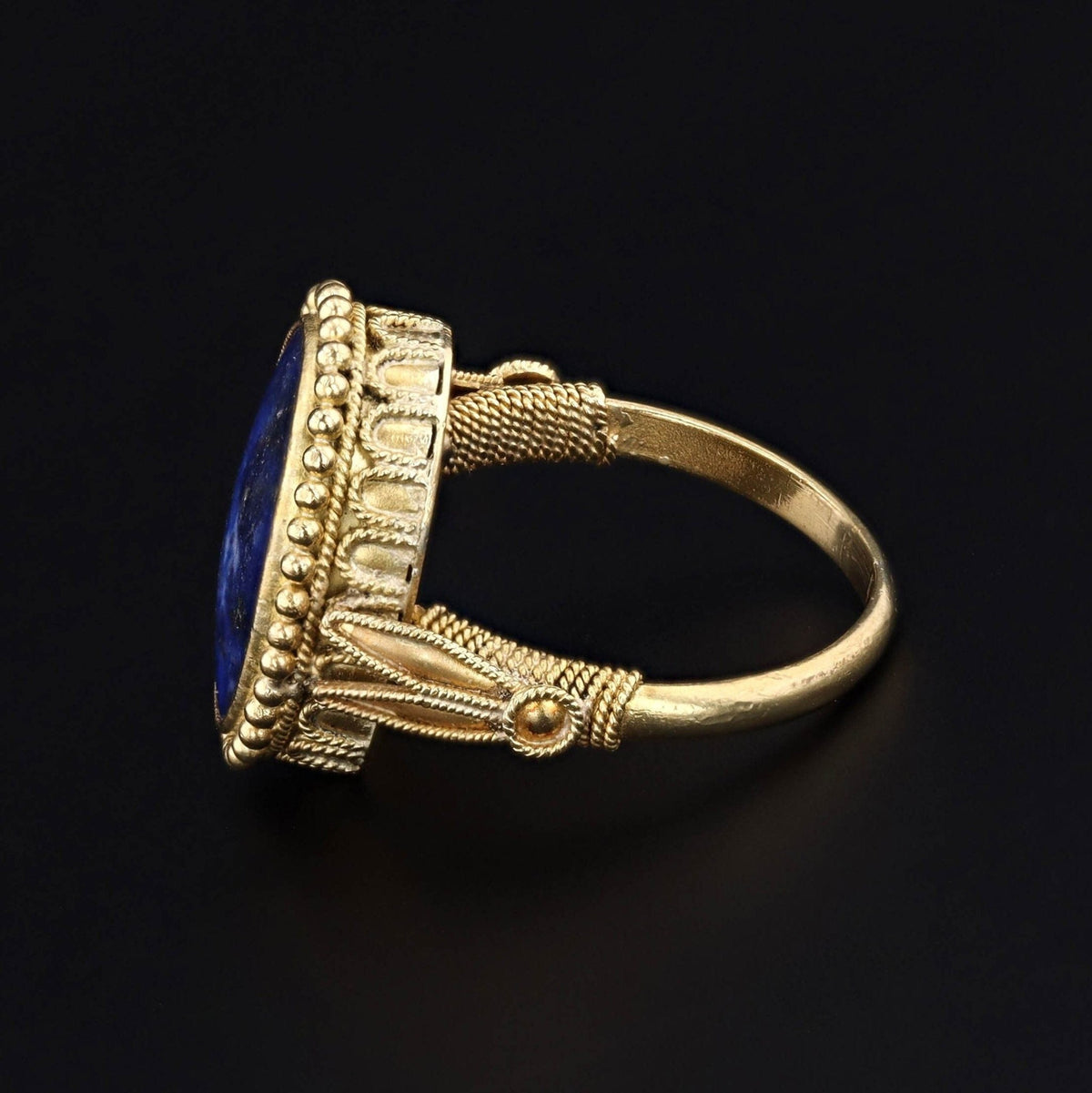 Lapis Lazuli Ring | Antique Ring - Trademark Antiques
