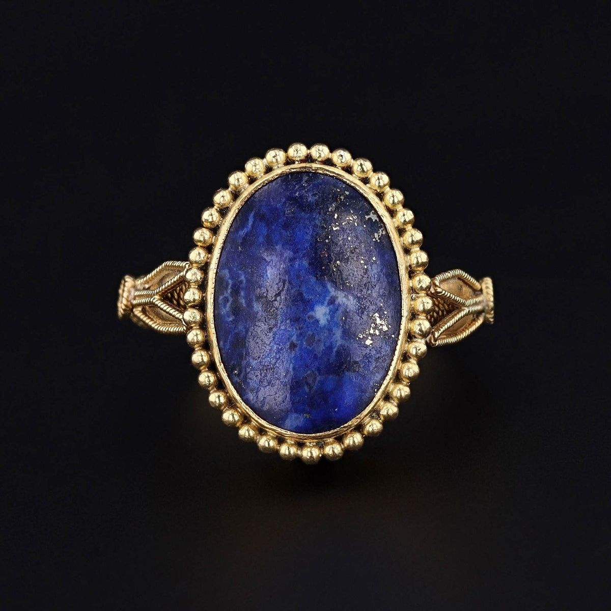 Lapis Lazuli Ring | Antique Ring - Trademark Antiques