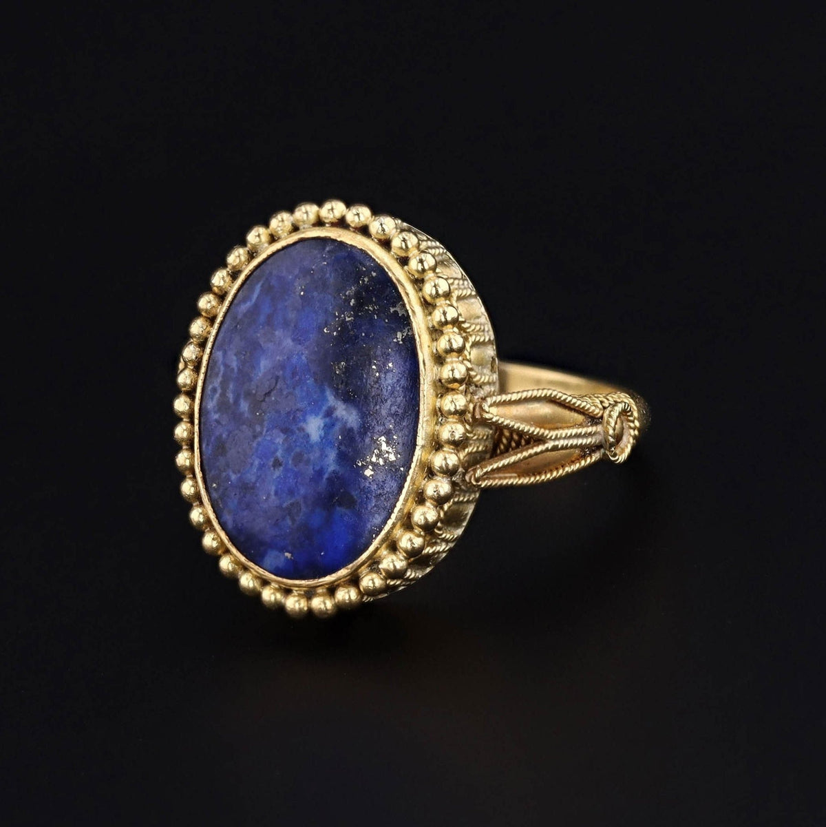 Lapis Lazuli Ring | Antique Ring - Trademark Antiques