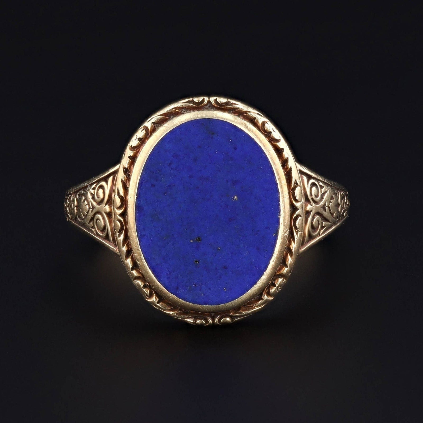 Lapis Lazuli Ring | Vintage Ring - Trademark Antiques