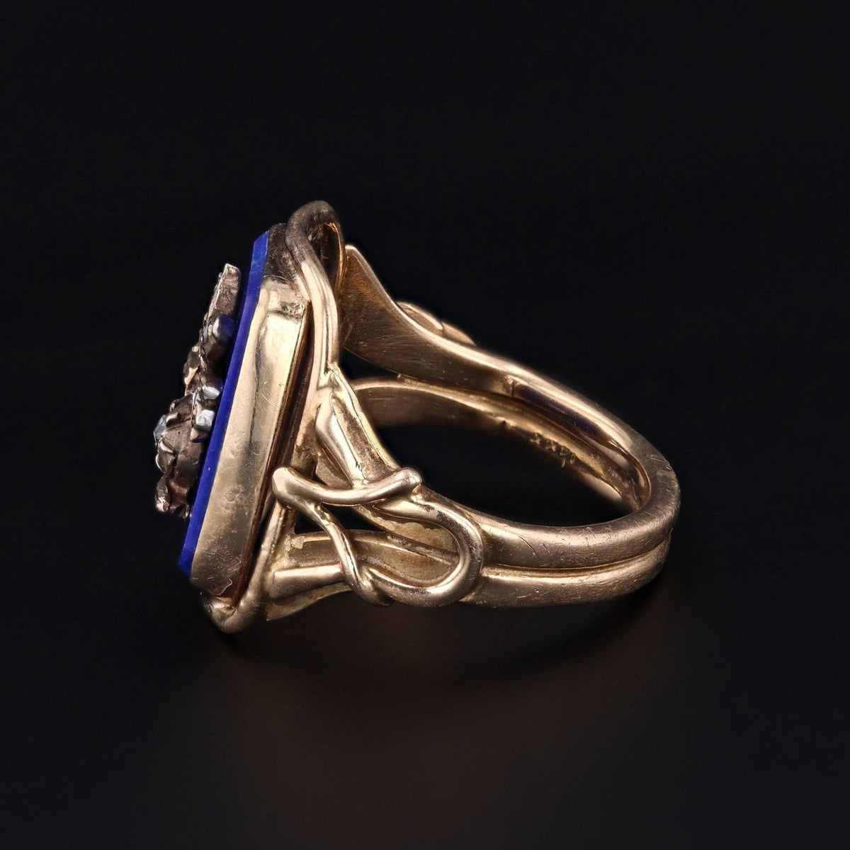Lapis Ring | Vintage Ring - Trademark Antiques