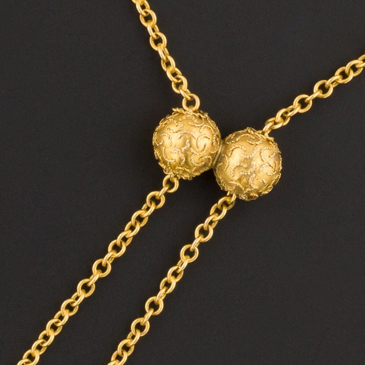 Lariat Necklace | Antique Lariat Necklace - Trademark Antiques
