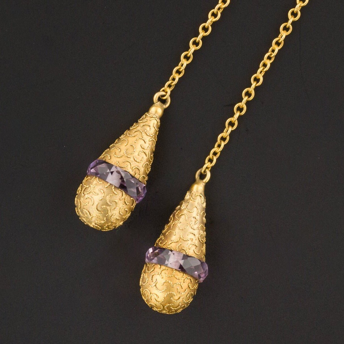 Lariat Necklace | Antique Lariat Necklace - Trademark Antiques