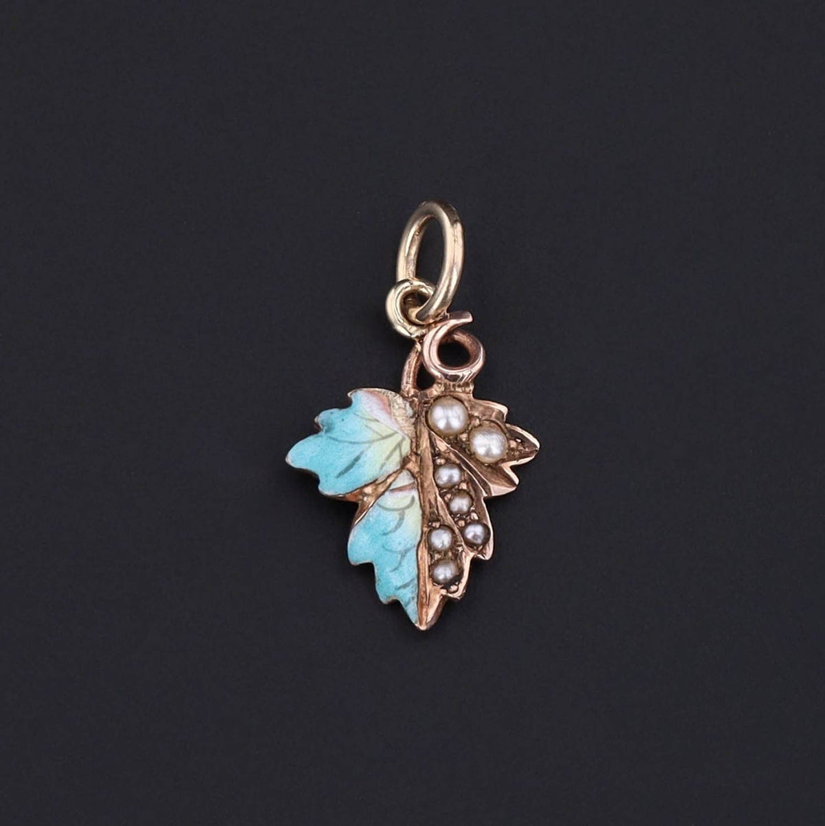 Leaf Charm | Pin Conversion - Trademark Antiques