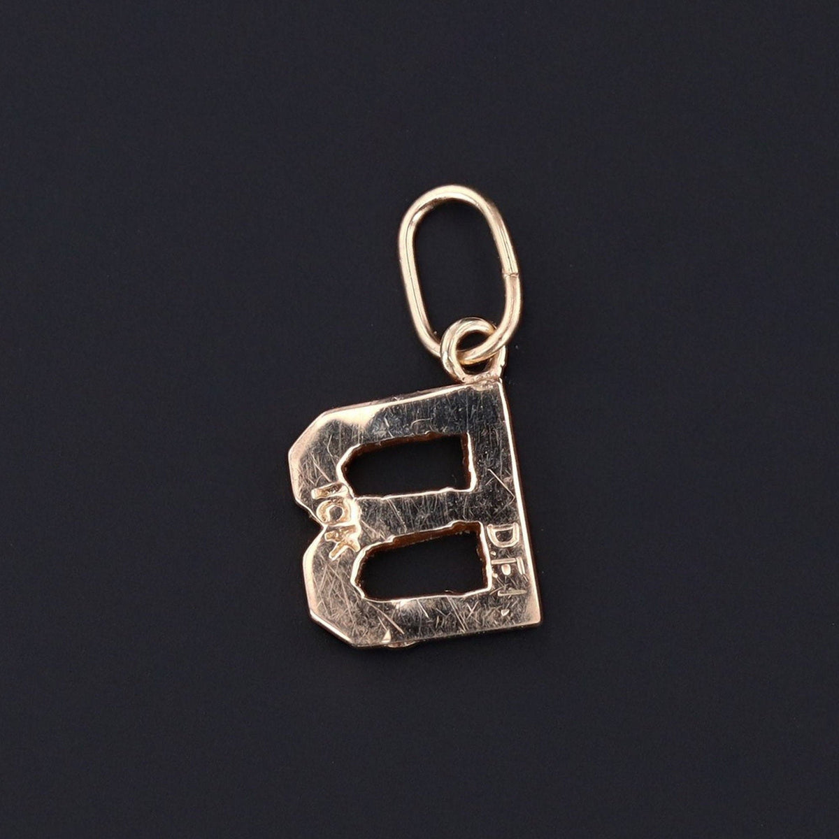 Letter B Charm | Initial Charm - Trademark Antiques