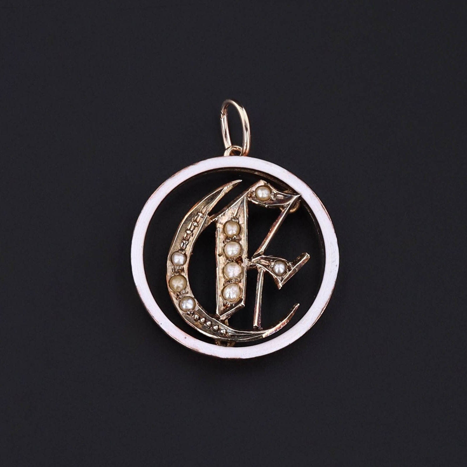 Letter E Charm | Initial Charm - Trademark Antiques