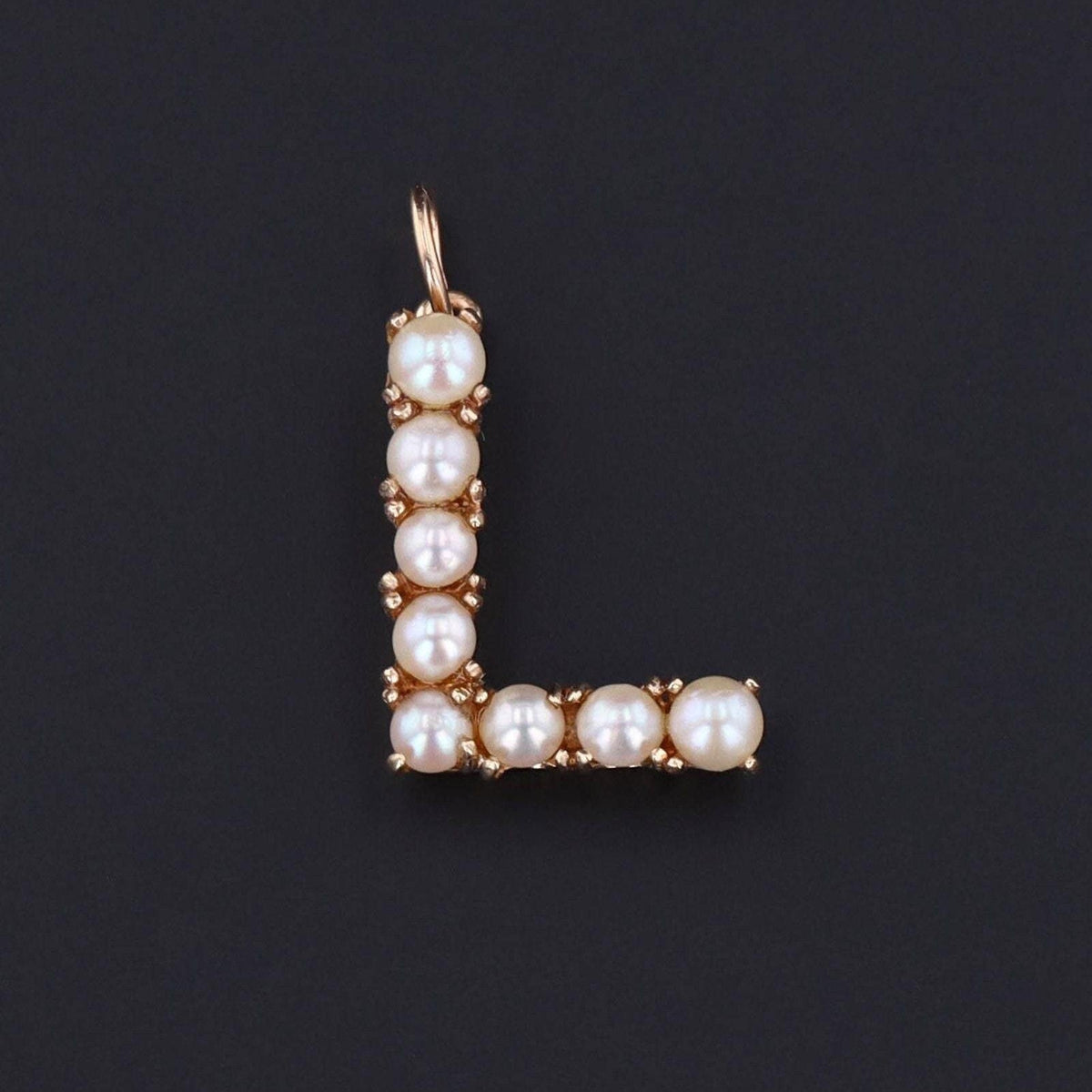 Letter L Charm | Initial Charm - Trademark Antiques