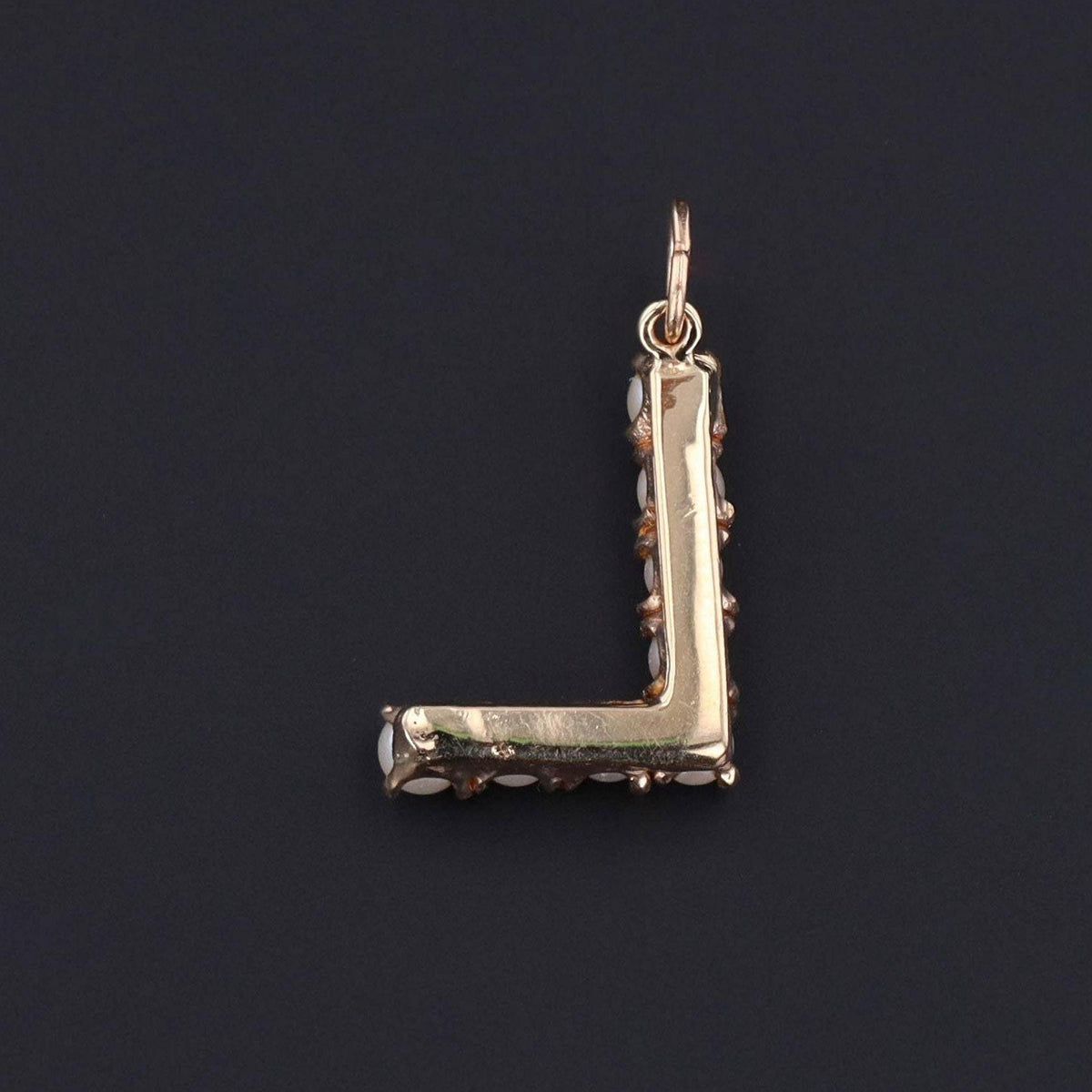 Letter L Charm | Initial Charm - Trademark Antiques
