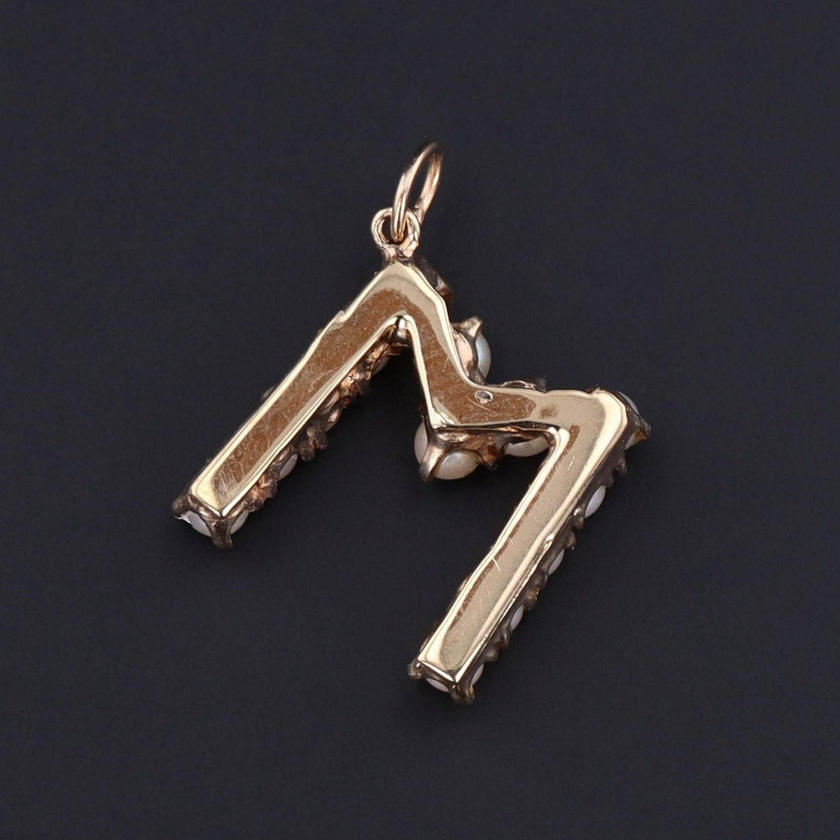 Letter M Charm | Initial Charm - Trademark Antiques