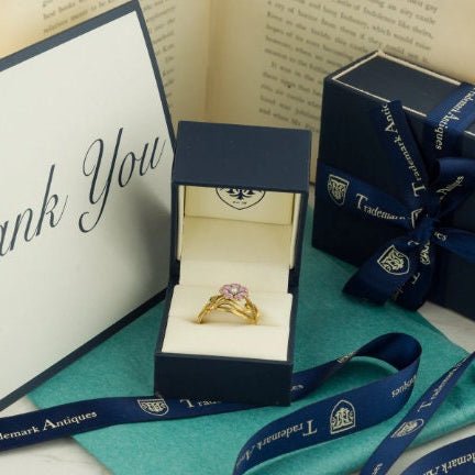 Lion Charm | 9ct Gold, Diamond Charm - Trademark Antiques