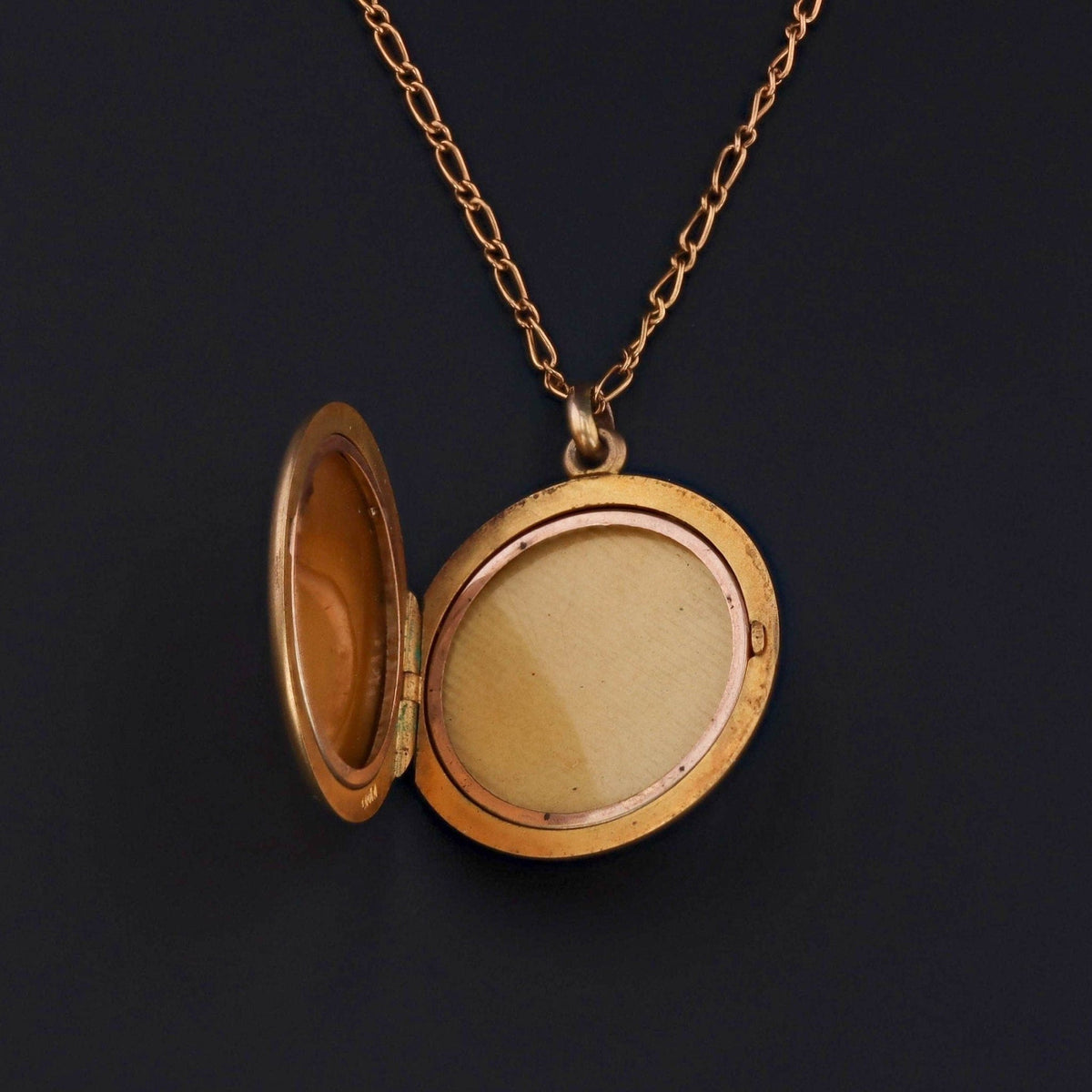 Lion Locket | Antique Lion or Tiger Locket - Trademark Antiques