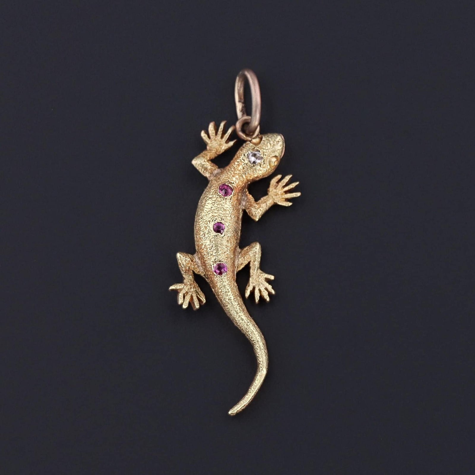 Lizard Charm | Antique Lizard Charm - Trademark Antiques