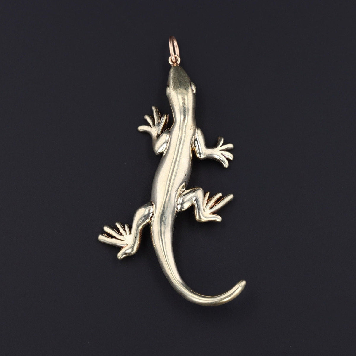Lizard Pendant | Vintage Lizard Pendant - Trademark Antiques