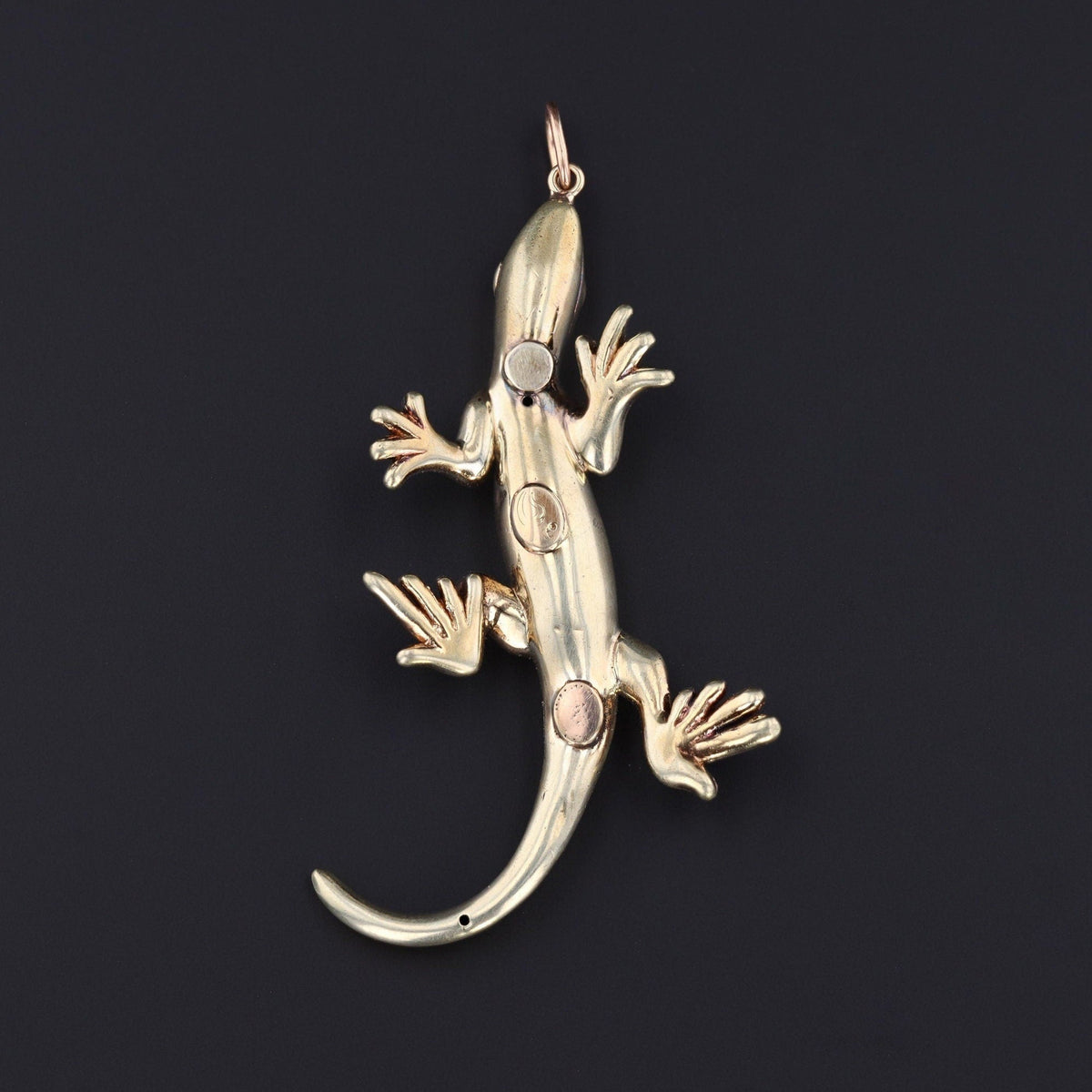 Lizard Pendant | Vintage Lizard Pendant - Trademark Antiques