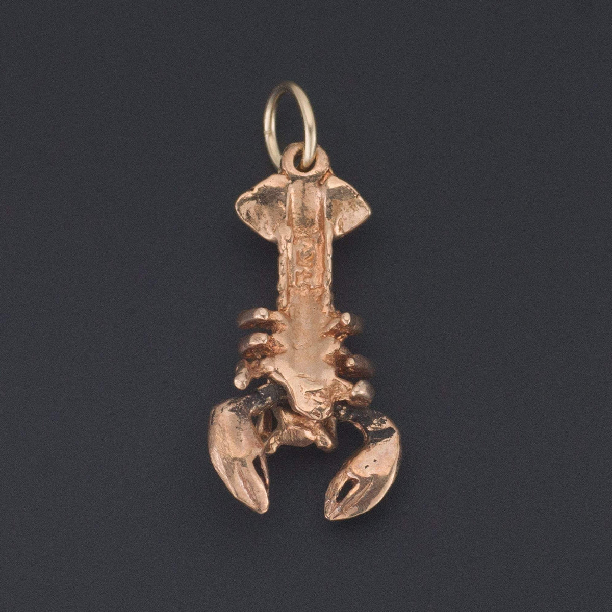 Lobster Charm | 14k Gold Charm - Trademark Antiques