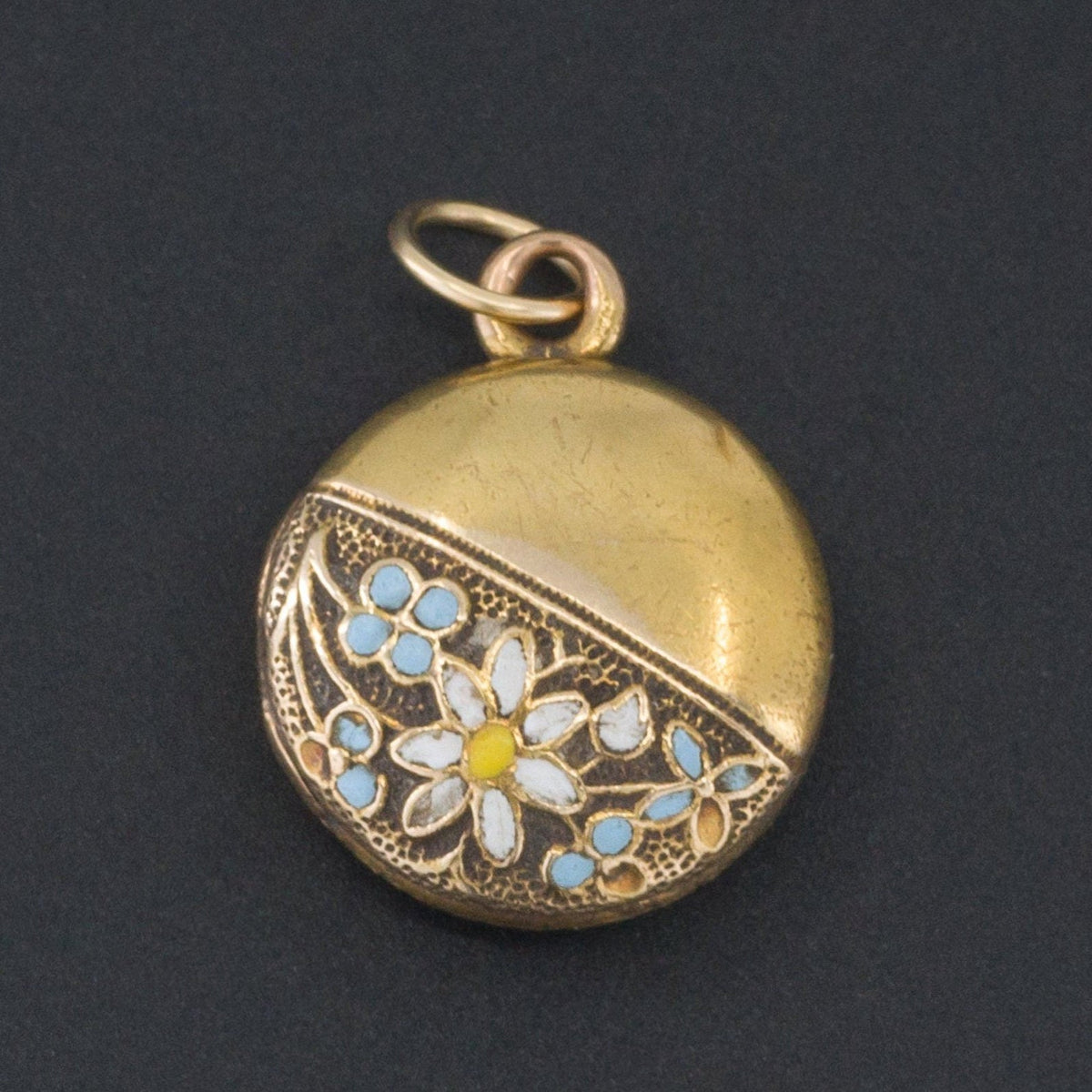 Locket Charm | Antique Locket Charm - Trademark Antiques