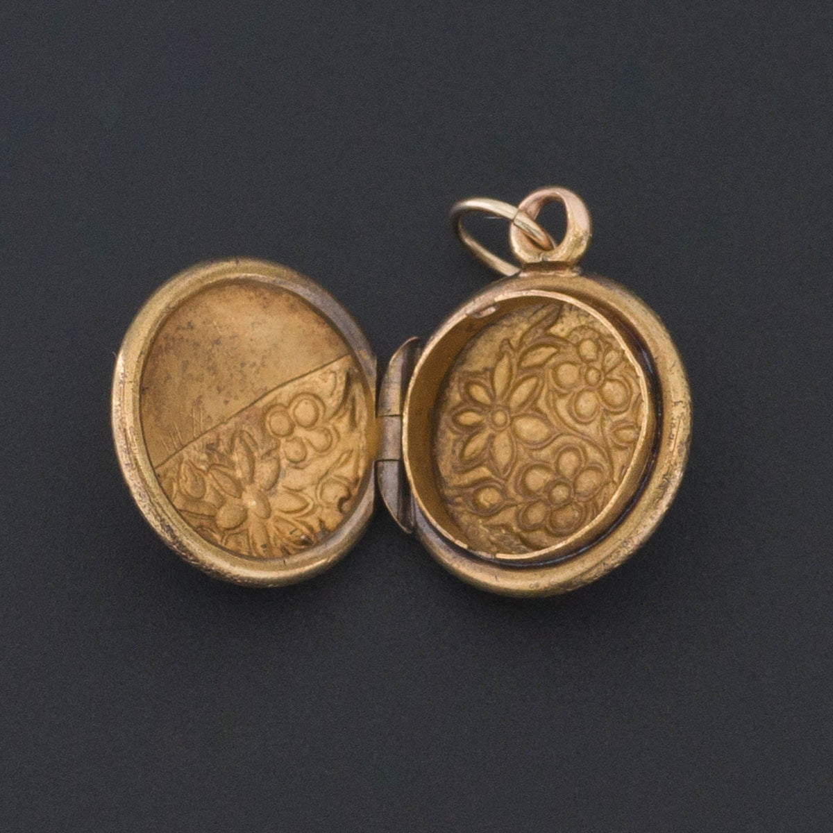 Locket Charm | Antique Locket Charm - Trademark Antiques