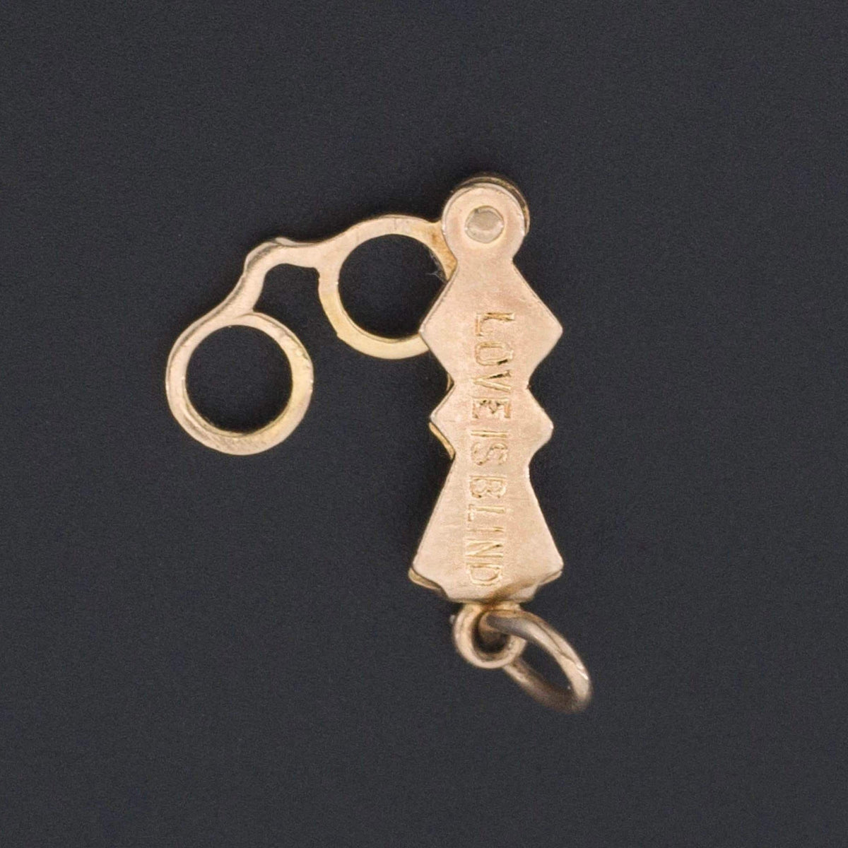 Love is Blind Charm | Vintage Novelty Charm - Trademark Antiques