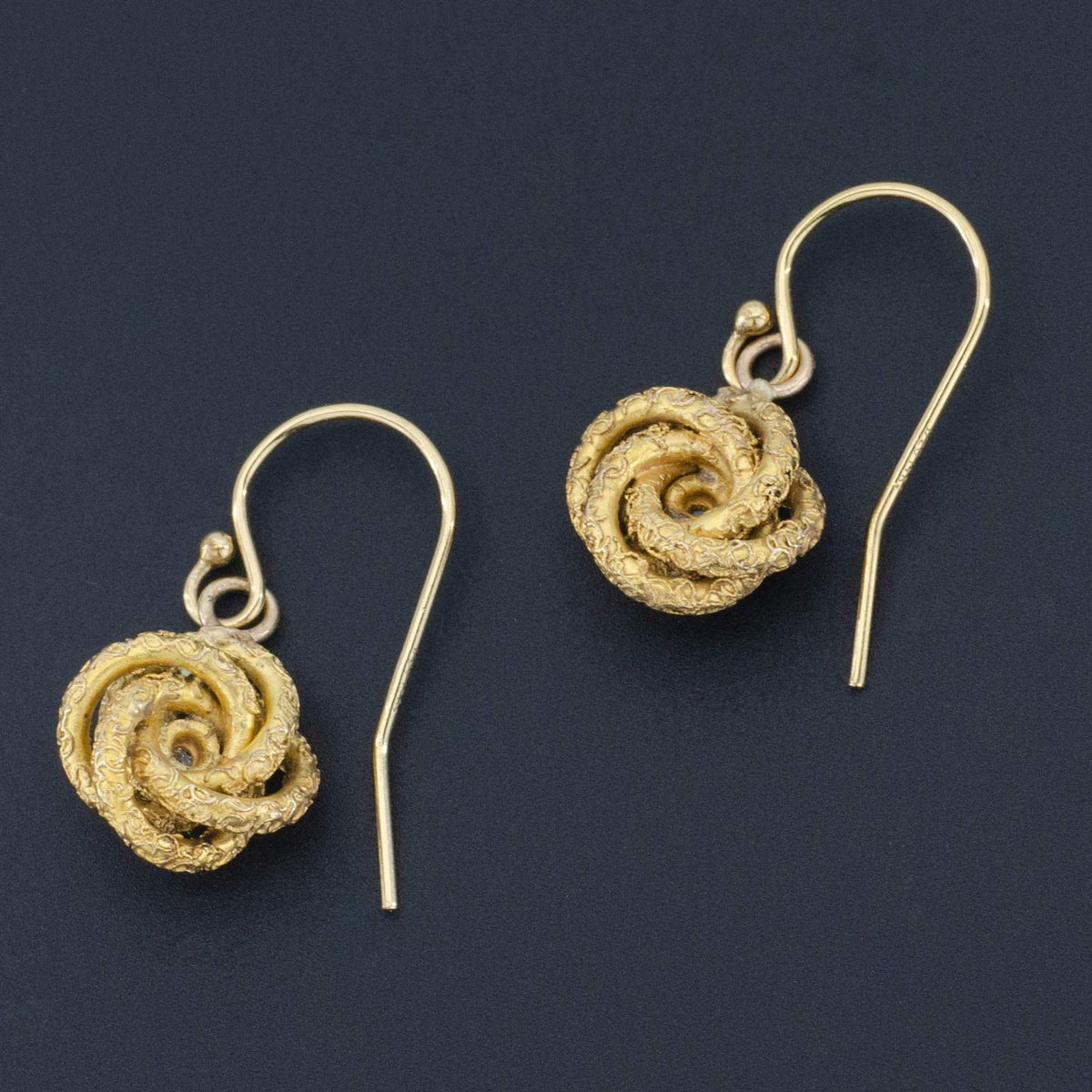 Love Knot Earrings | Antique Love Knot Earrings - Trademark Antiques