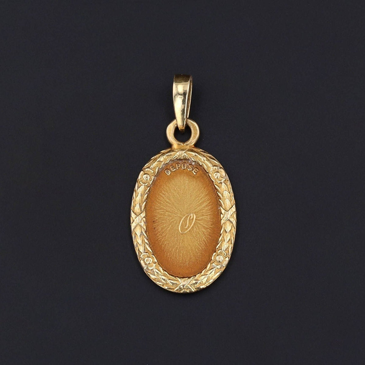 Love Poem Pendant | Qu&#39;hier Que Demain - Trademark Antiques