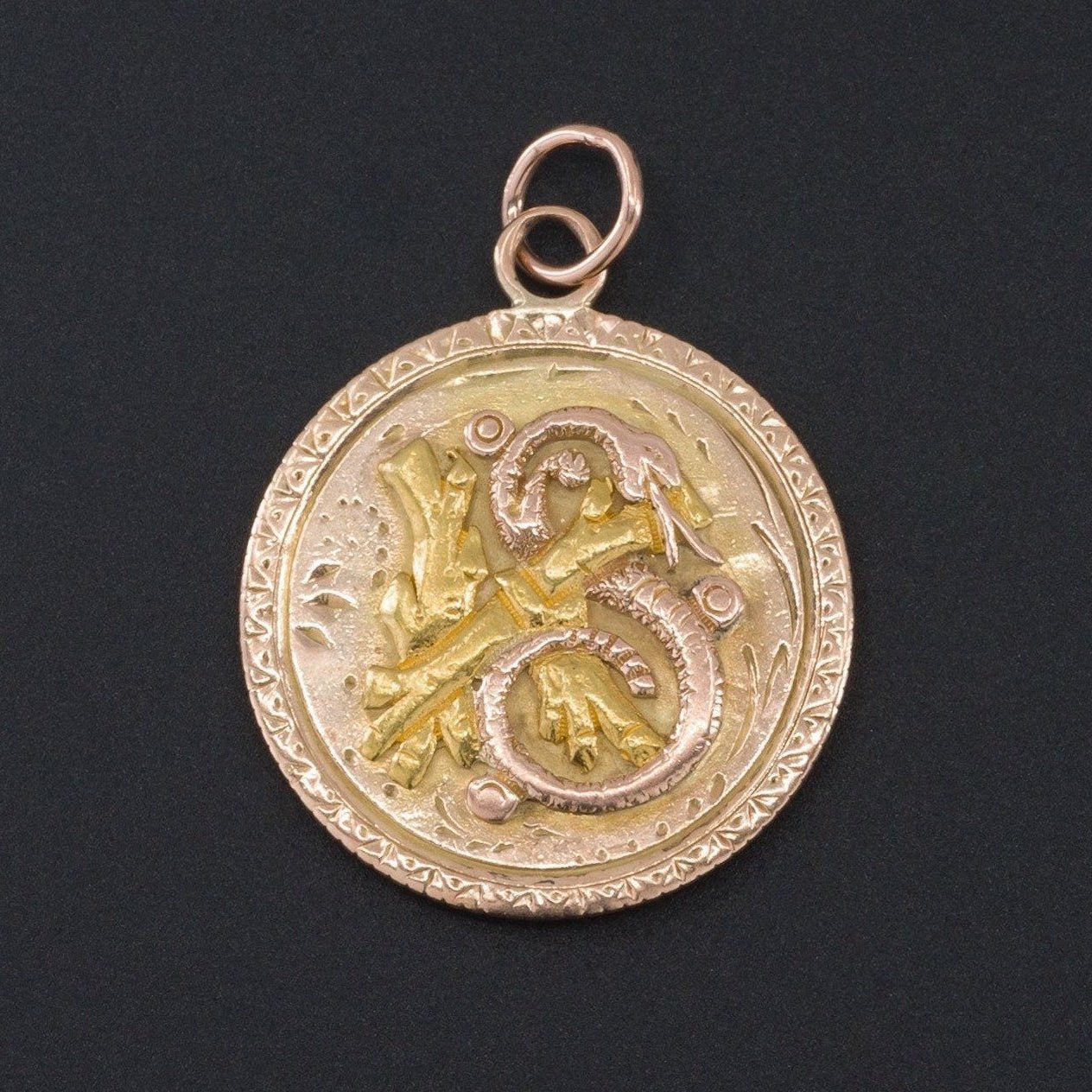 Love Token Charm | Initial Charm - Trademark Antiques