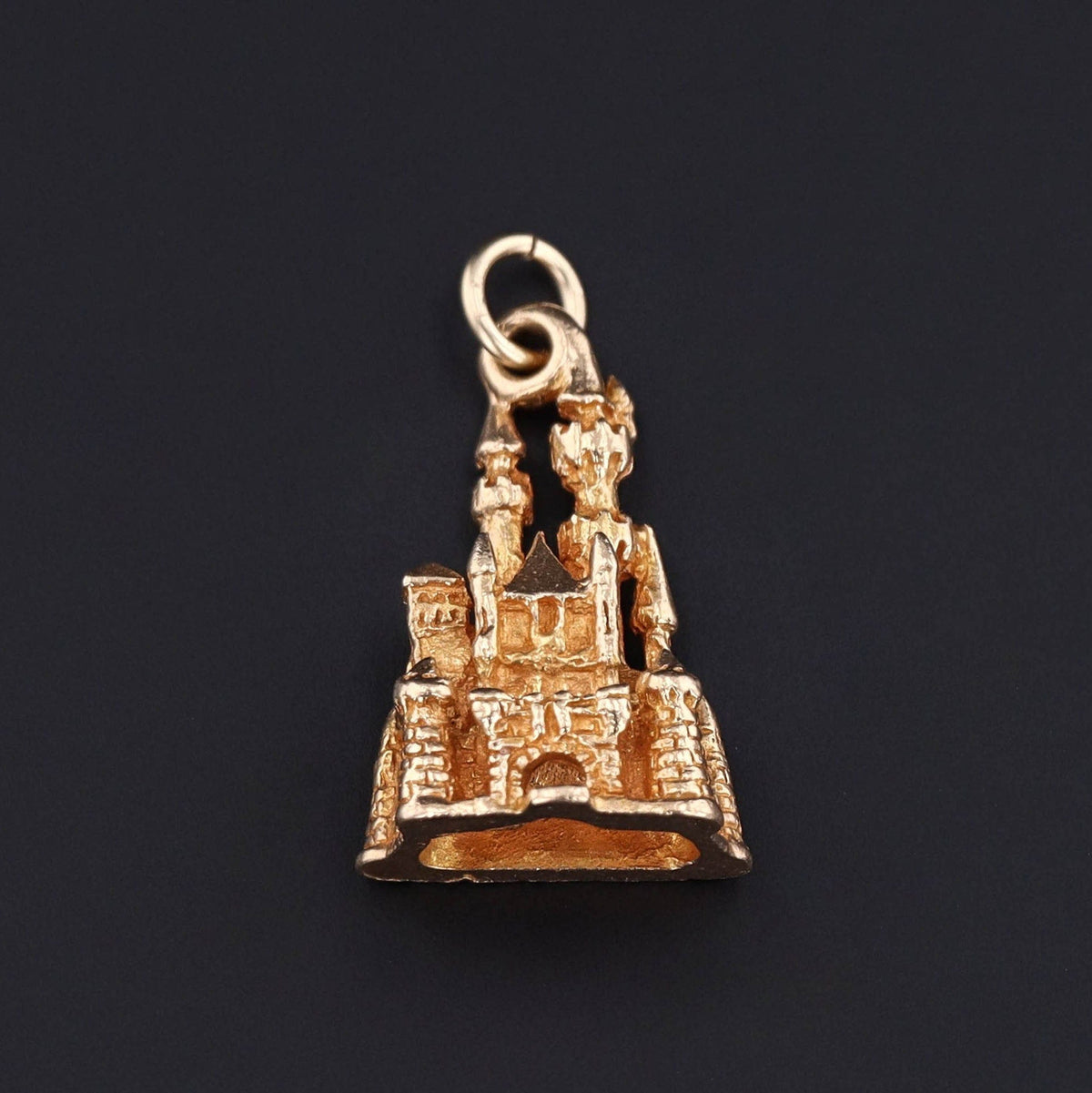 Magic Kingdom Castle Charm | 14k Gold Charm - Trademark Antiques