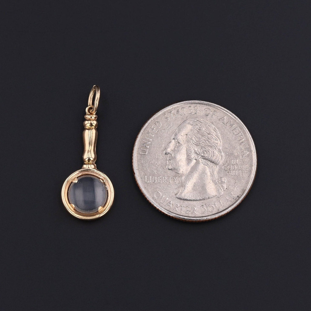 Magnifying Glass Charm | Vintage Charm - Trademark Antiques