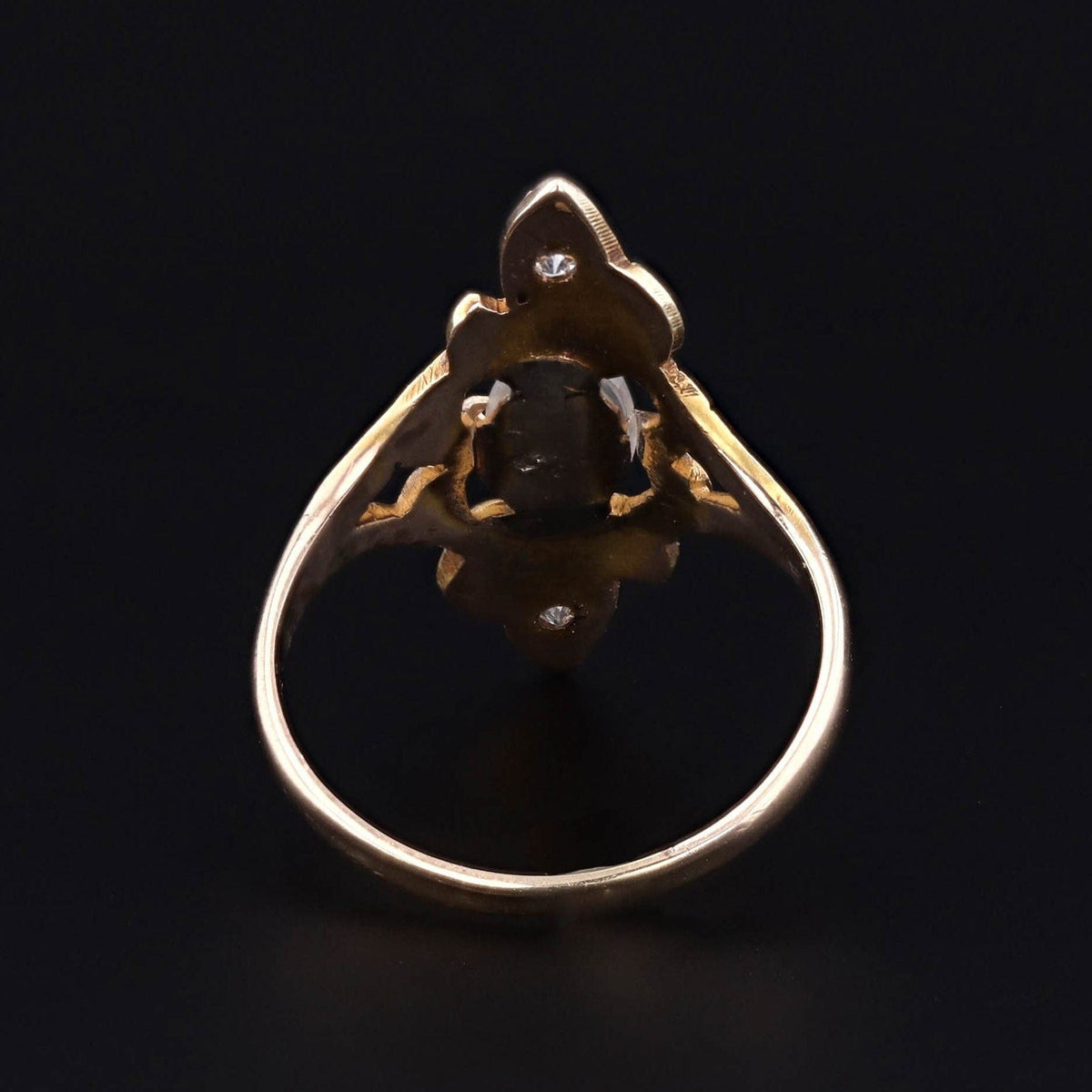 Man in the Moon Ring | Antique Ring - Trademark Antiques