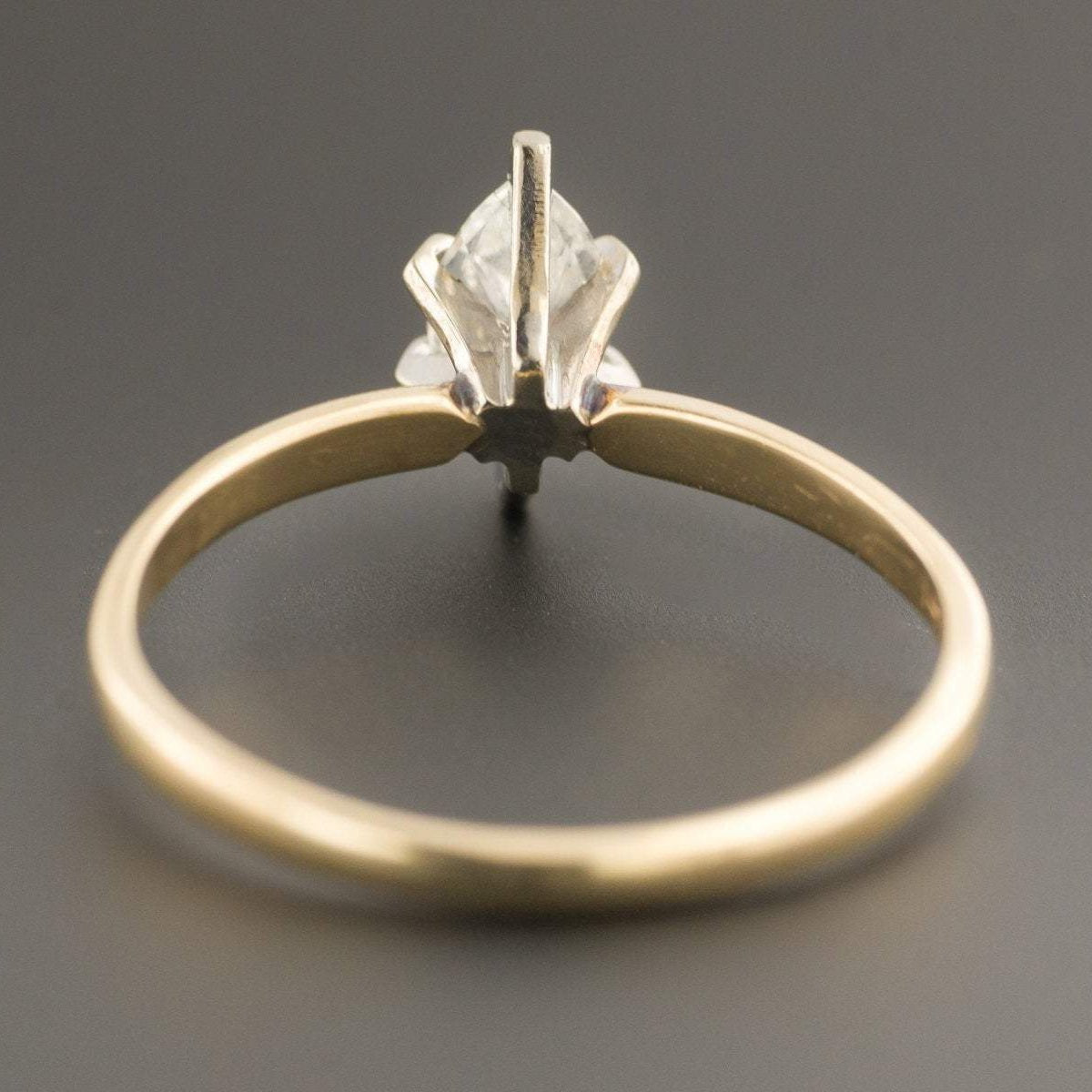 Marquise Cut Diamond Ring | Diamond Engagement Ring - Trademark Antiques