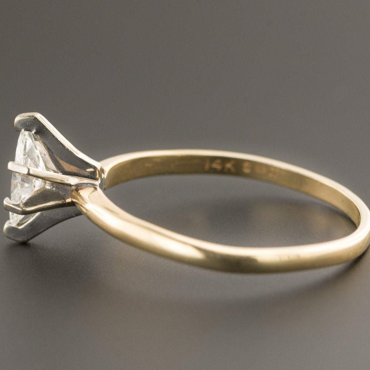 Marquise Cut Diamond Ring | Diamond Engagement Ring - Trademark Antiques