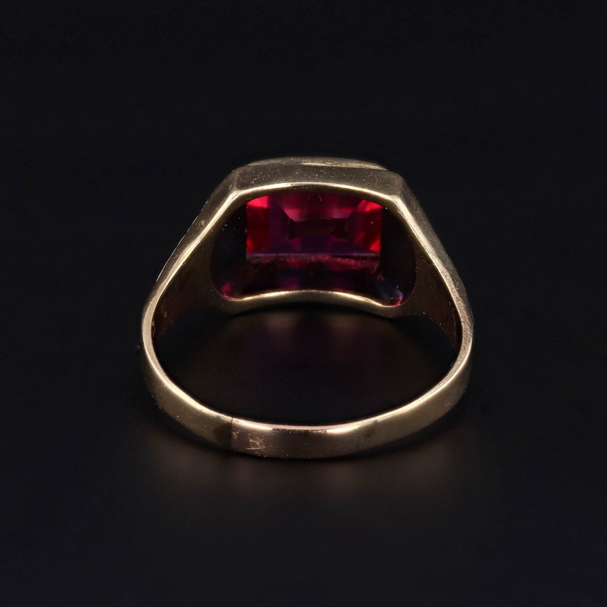 Men&#39;s Ruby Ring | Vintage Men&#39;s Ring - Trademark Antiques