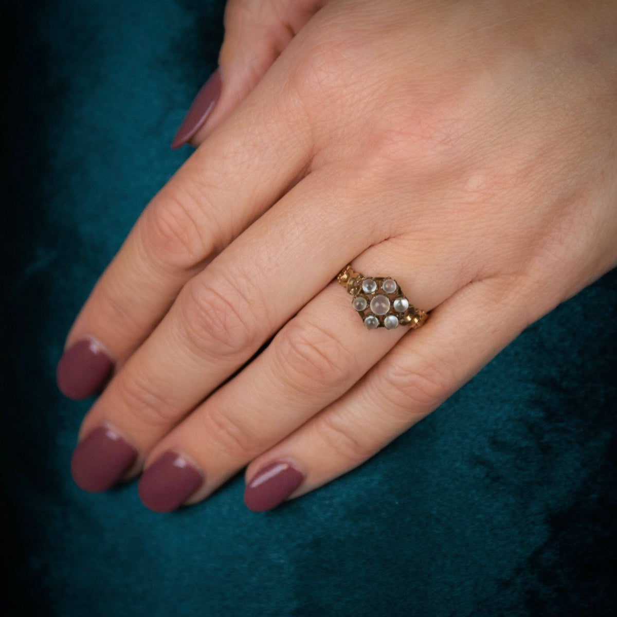 Moonstone Ring | Antique Moonstone Ring - Trademark Antiques