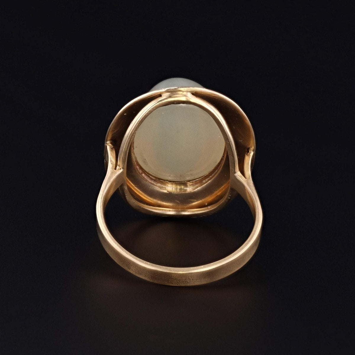 Moonstone Ring | Antique Pin Conversion - Trademark Antiques