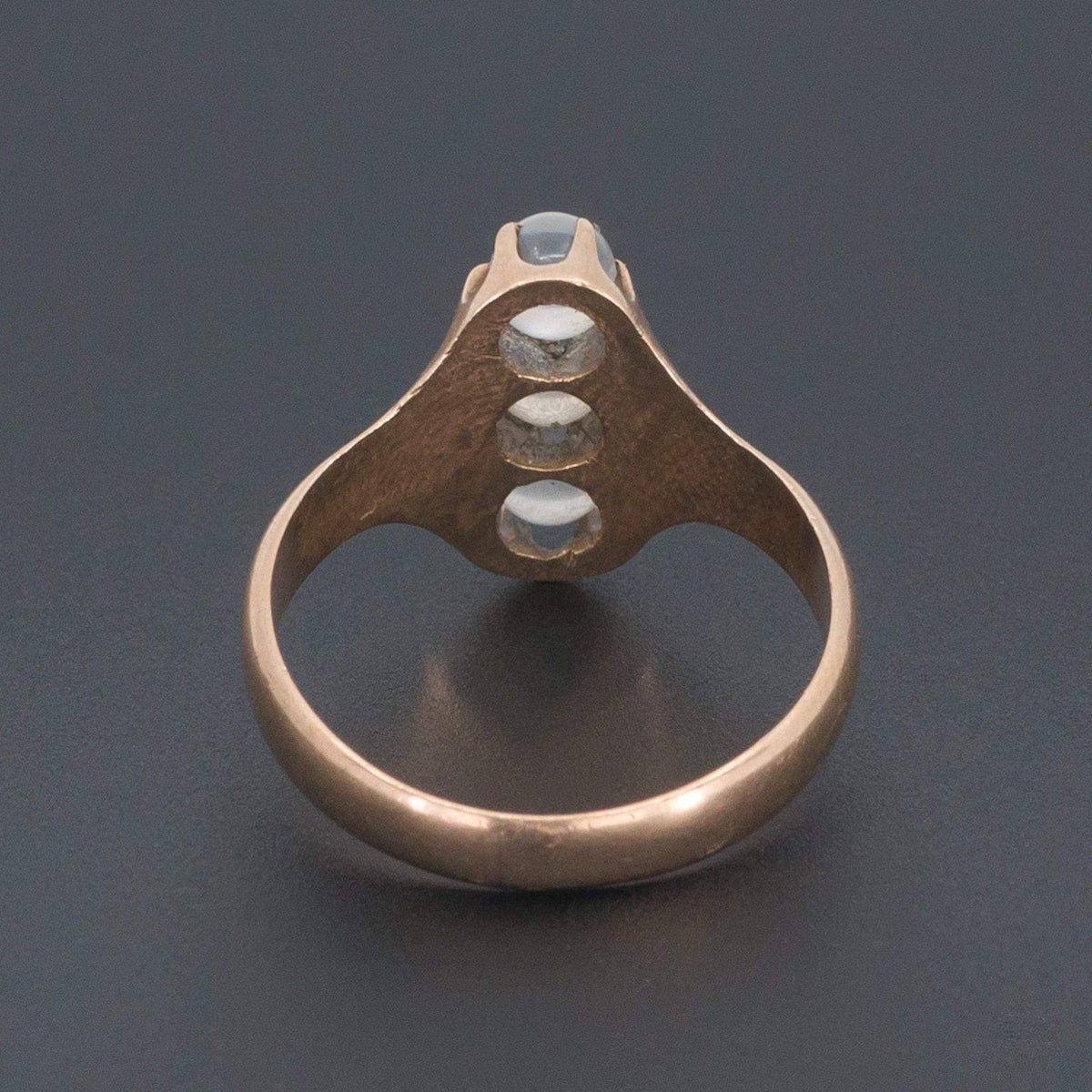 Moonstone Ring | Moonstone Ball Ring - Trademark Antiques