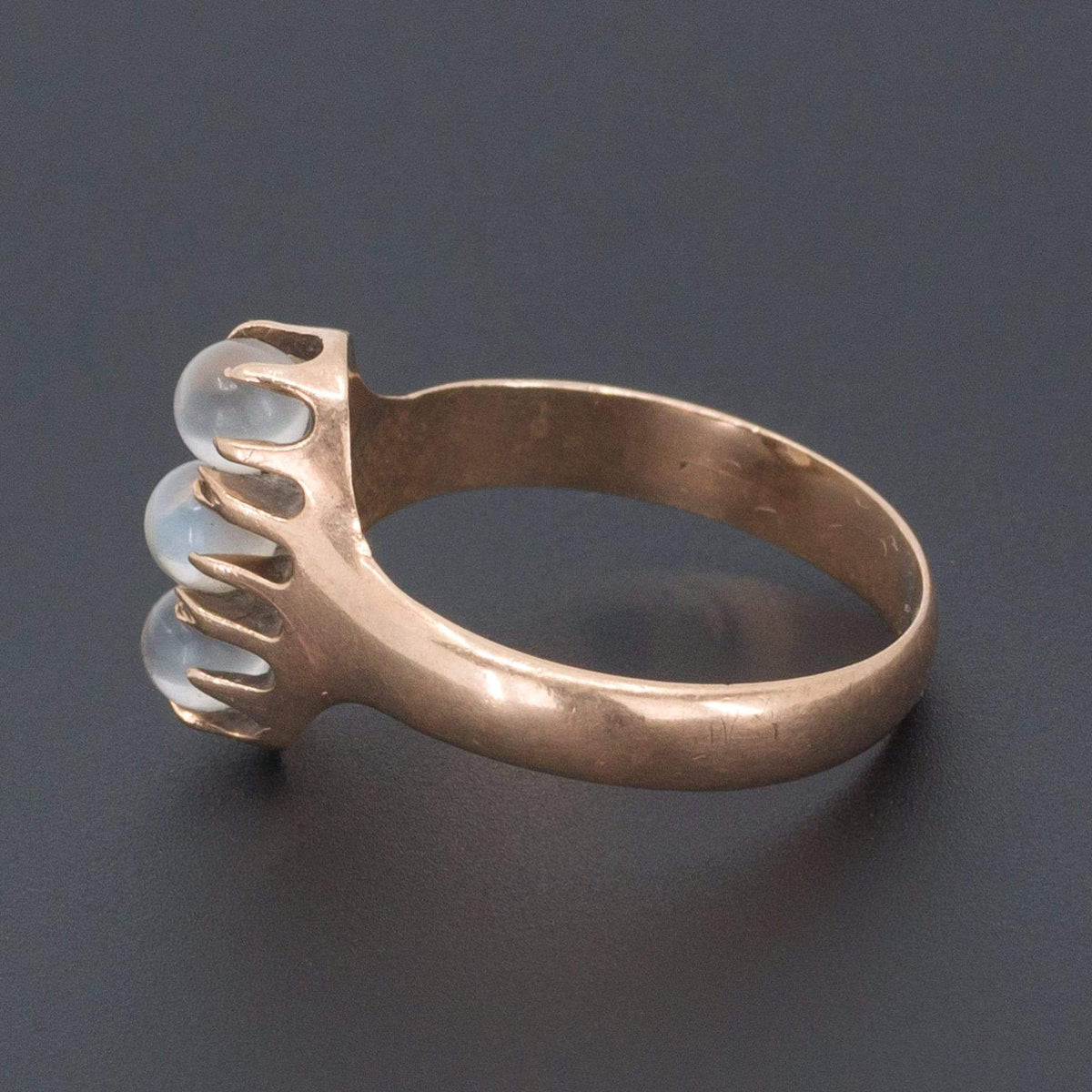 Moonstone Ring | Moonstone Ball Ring - Trademark Antiques