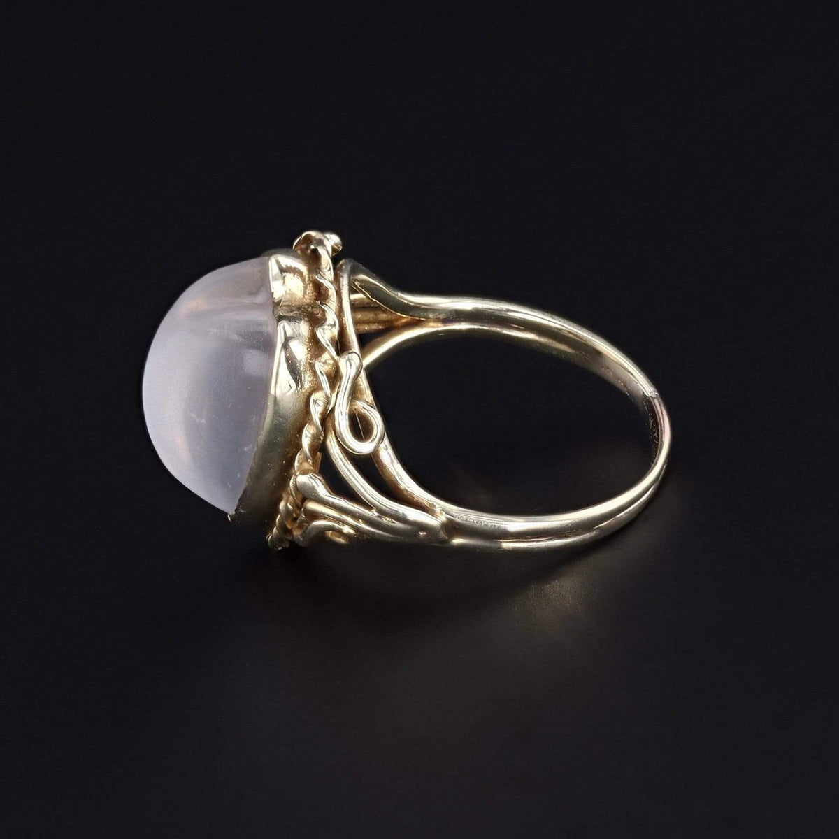 Moonstone Ring | Moonstone Heart Ring - Trademark Antiques