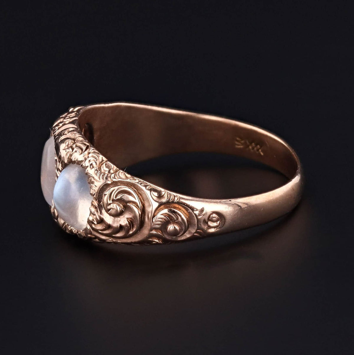Moonstone Ring | Vintage Moonstone Ring - Trademark Antiques