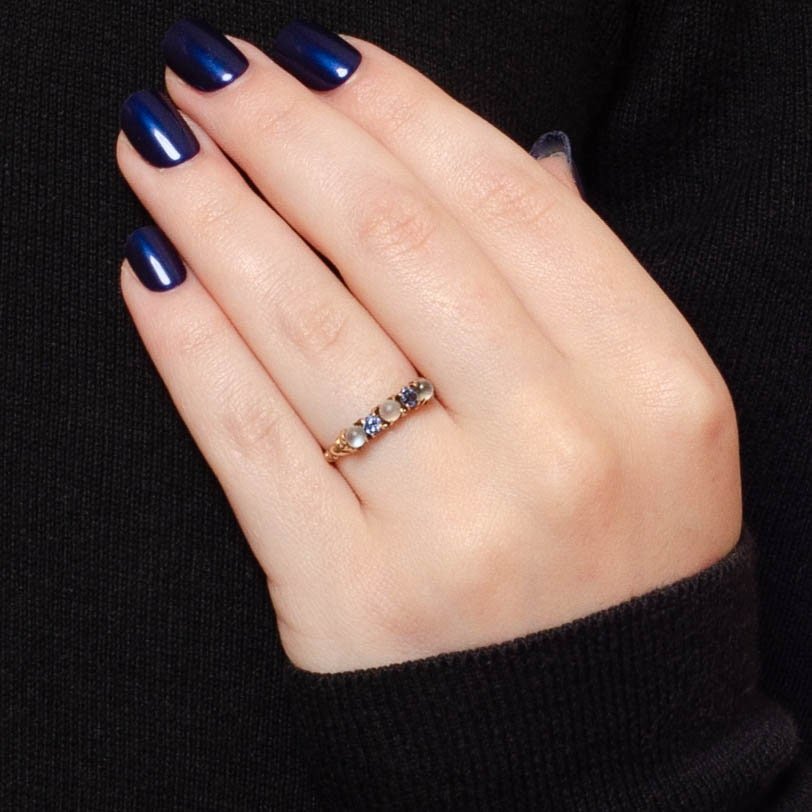 Moonstone Ring | Vintage Ring - Trademark Antiques
