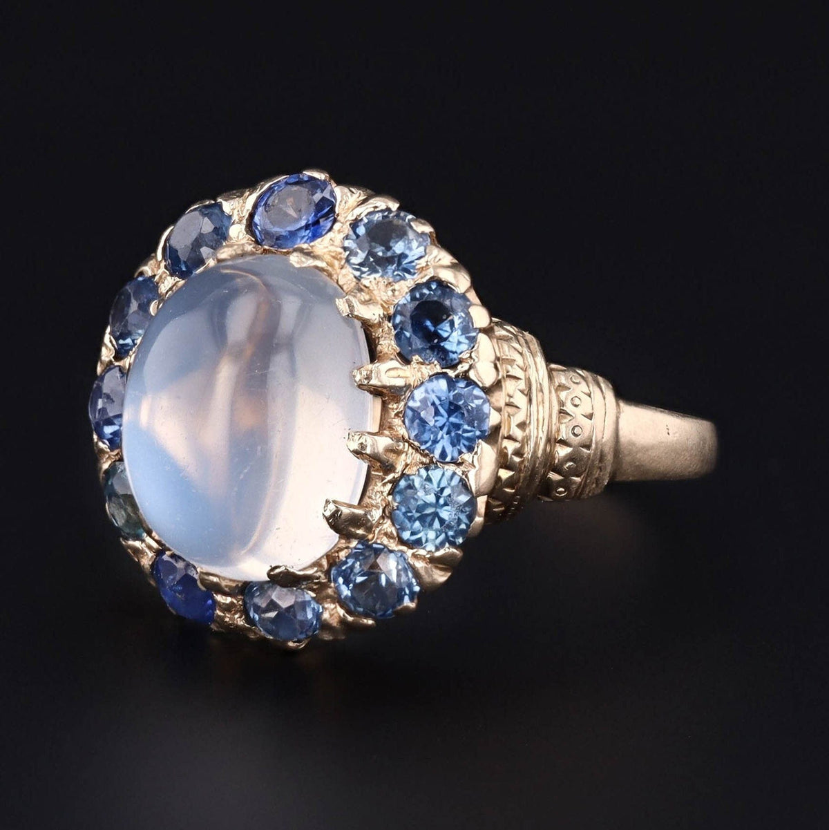 Moonstone Ring | Vintage Ring - Trademark Antiques