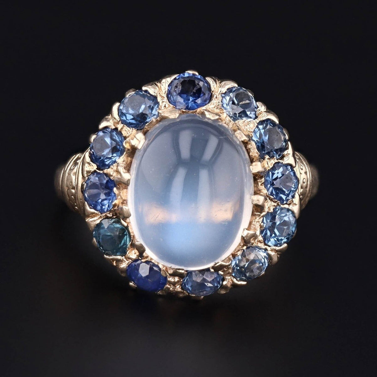 Moonstone Ring | Vintage Ring - Trademark Antiques