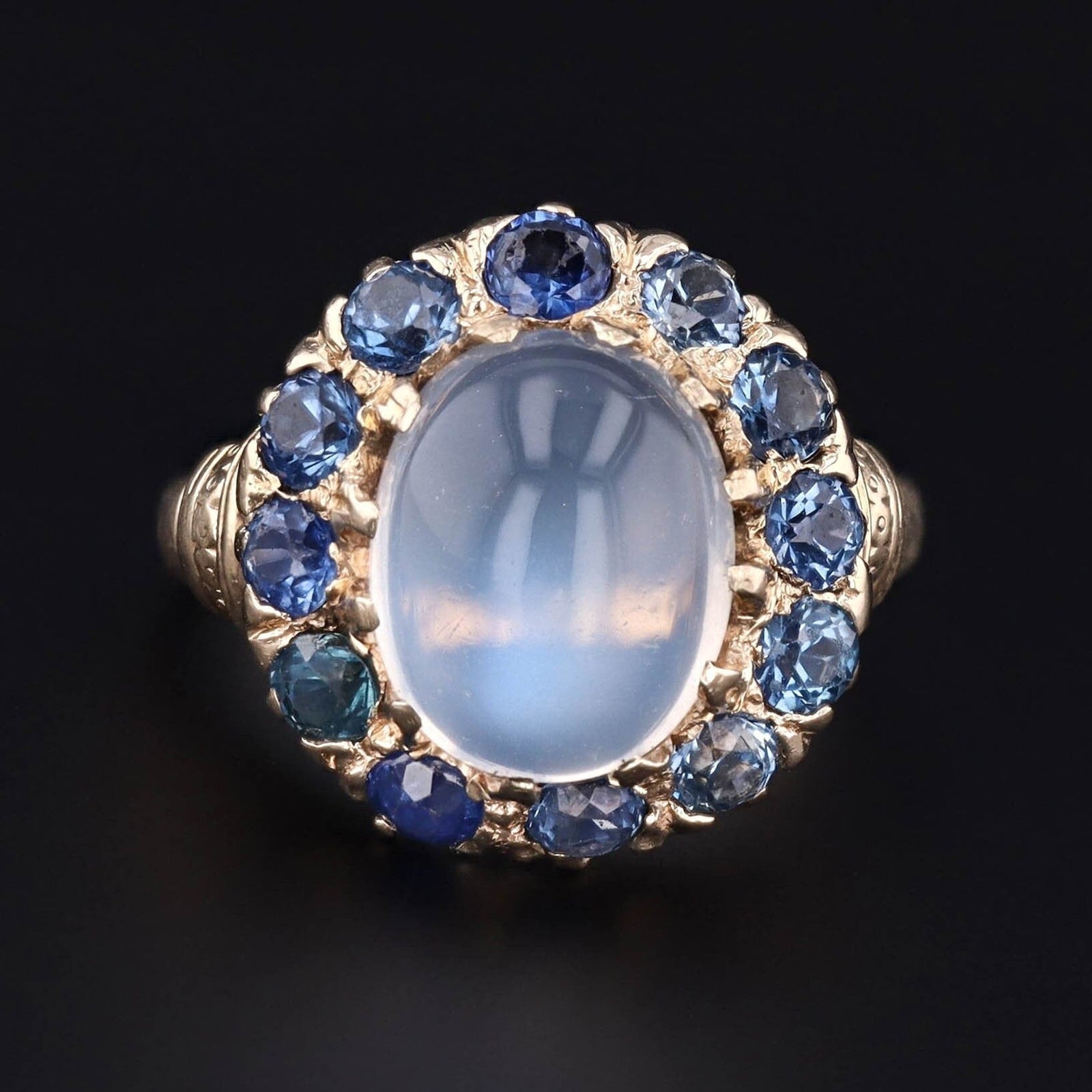 Moonstone Ring | Vintage Ring - Trademark Antiques