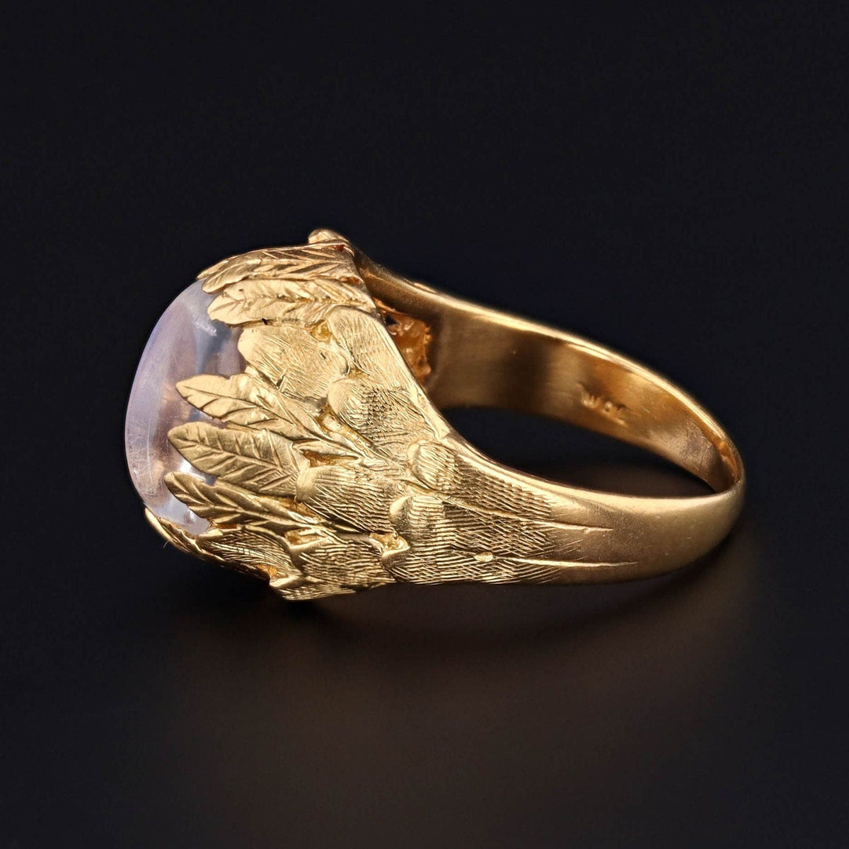 Moonstone Ring | Vintage Ring - Trademark Antiques