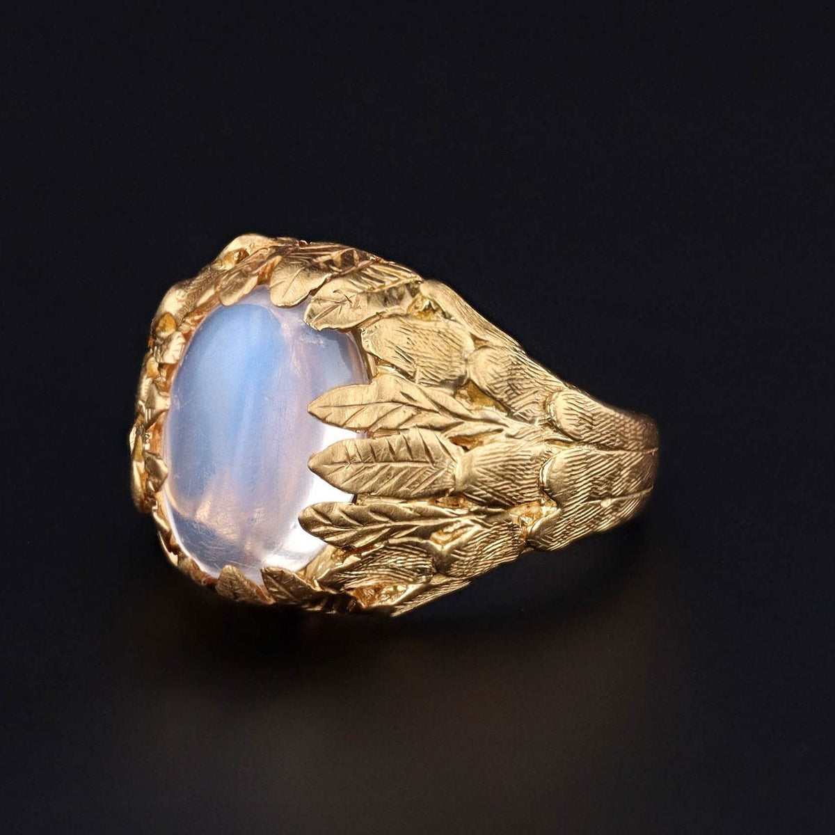 Moonstone Ring | Vintage Ring - Trademark Antiques