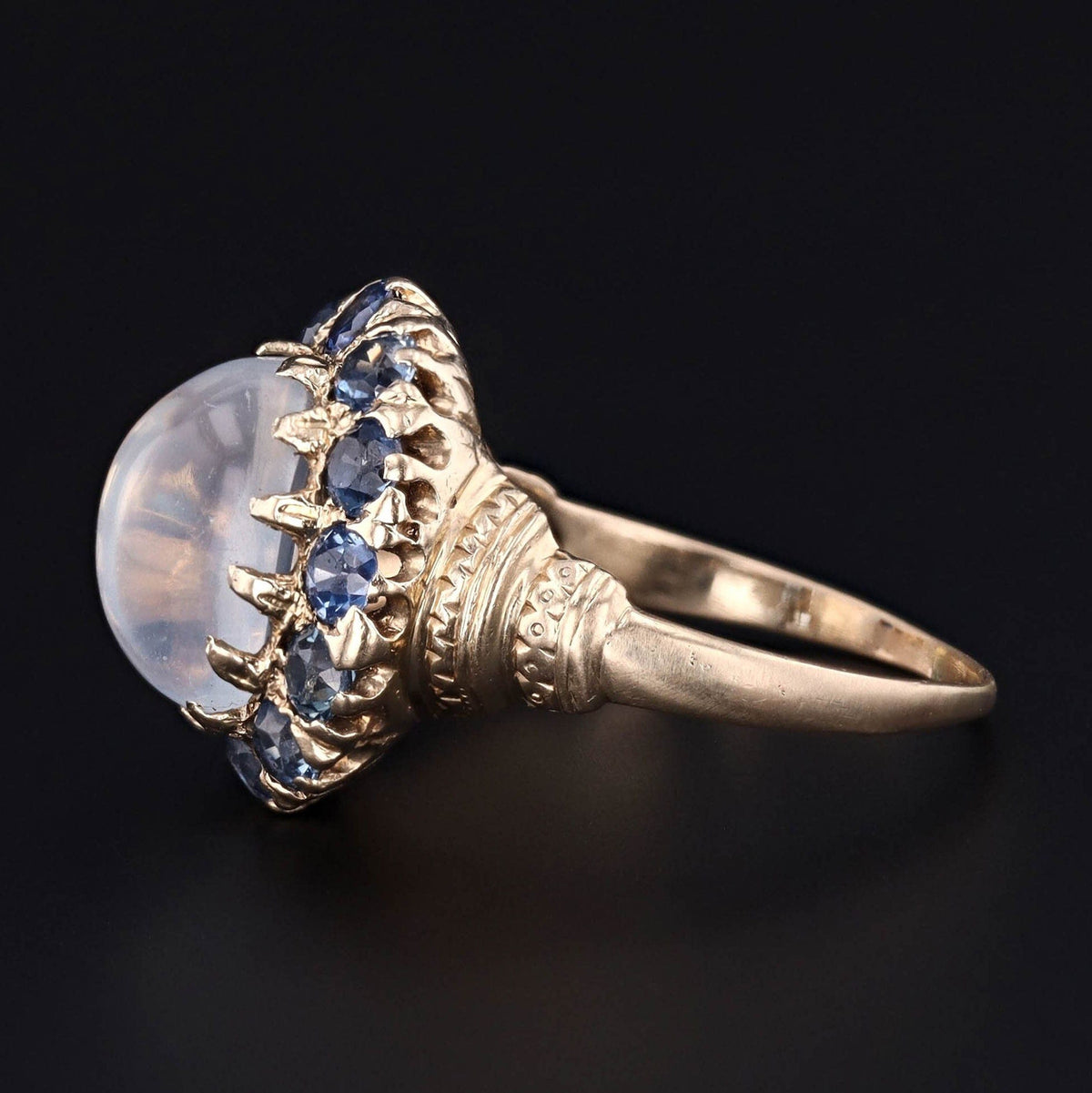 Moonstone Ring | Vintage Ring - Trademark Antiques