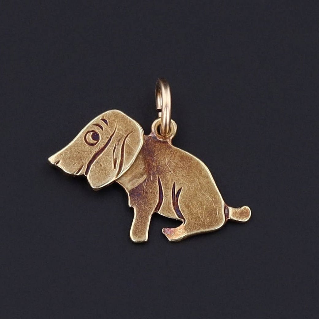 Moveable Dog Charm | Dog Charm - Trademark Antiques